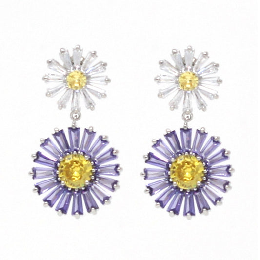 Un peu, beaucoup... - Daisy drop earrings