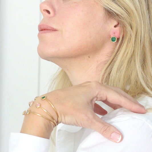 Conversation sur l’oreiller - Small cushions hoop earrings