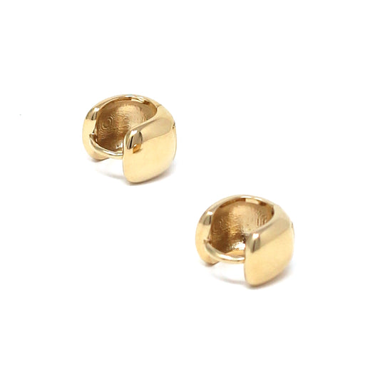 Conversation sur l’oreiller - Gold huggie earrings