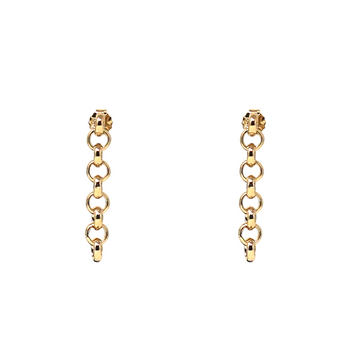 Embrasse-Moi - Gold Chain Earrings