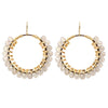Jeux de Lumière - Drop hoop earrings