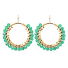 Jeux de Lumière - Drop hoop earrings