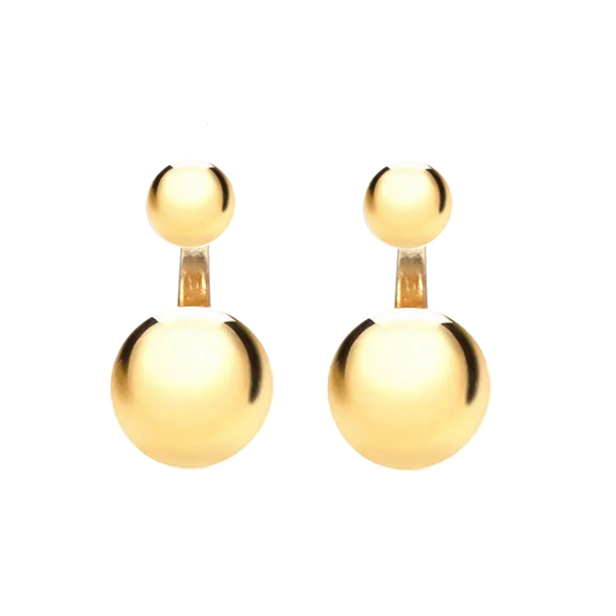 Les Intemporelles - Double ball earrings