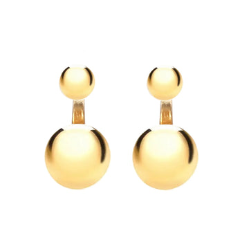 Les Intemporelles - Double ball earrings