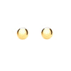 gold ball earrings