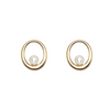 Les Intemporelles - Hoop pearl earrings