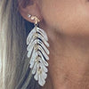 Rêves de Paradis - Long leaf earrings