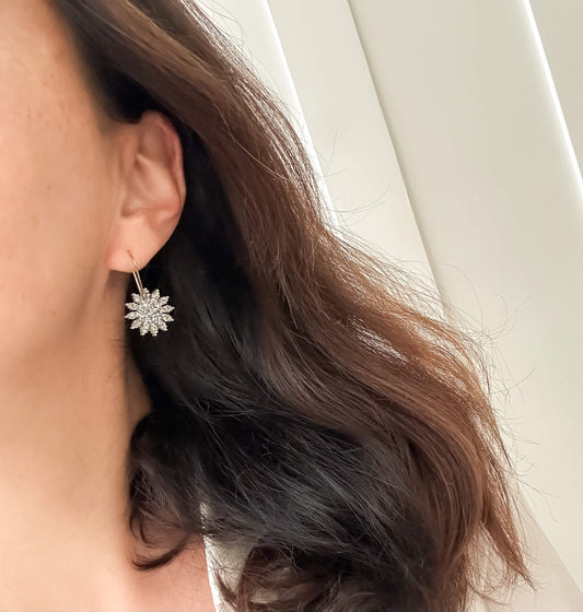 Silver Star Earrings