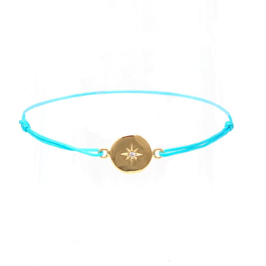 Star Bracelet Aqua Blue