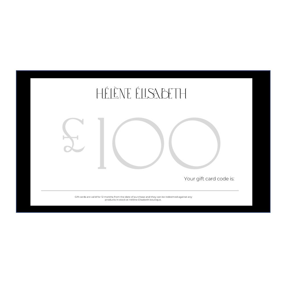 Hélène Elisabeth jewellery gift card £100