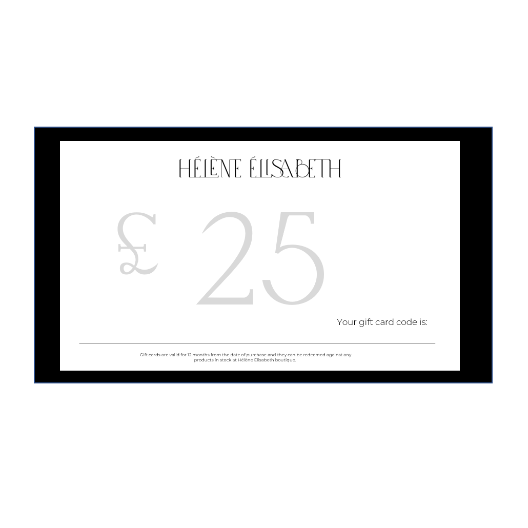 Hélène Elisabeth jewellery gift card £25