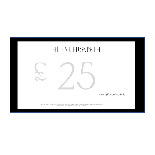 Hélène Elisabeth jewellery gift card £25