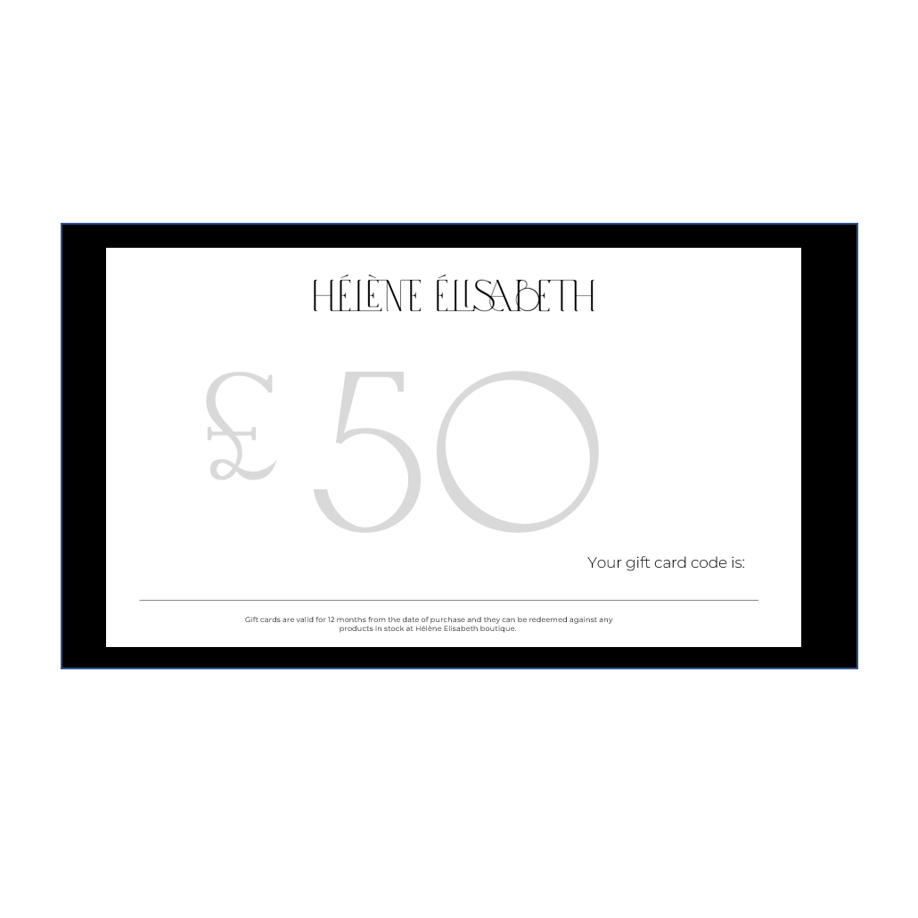 Hélène Elisabeth jewellery gift card £50