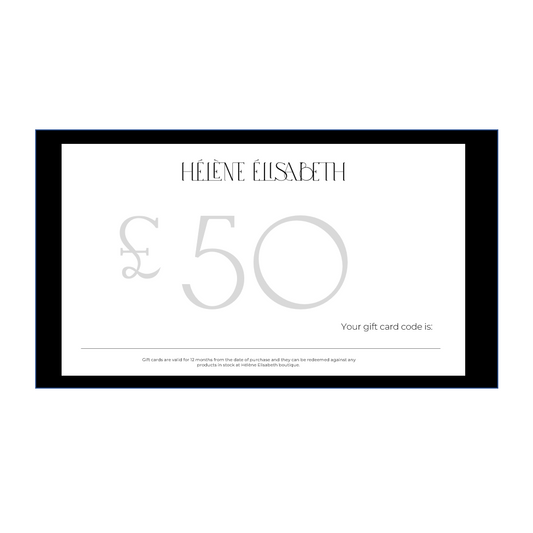 Hélène Elisabeth jewellery gift card £50